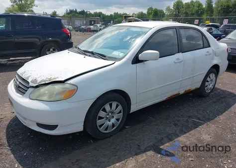 2003 Toyota Corolla Le из США, поврежденный, VIN 1NXBR32E13Z165458